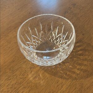 Waterford Crystal White Serveware Bowl with Sparkling Cut Glass Design